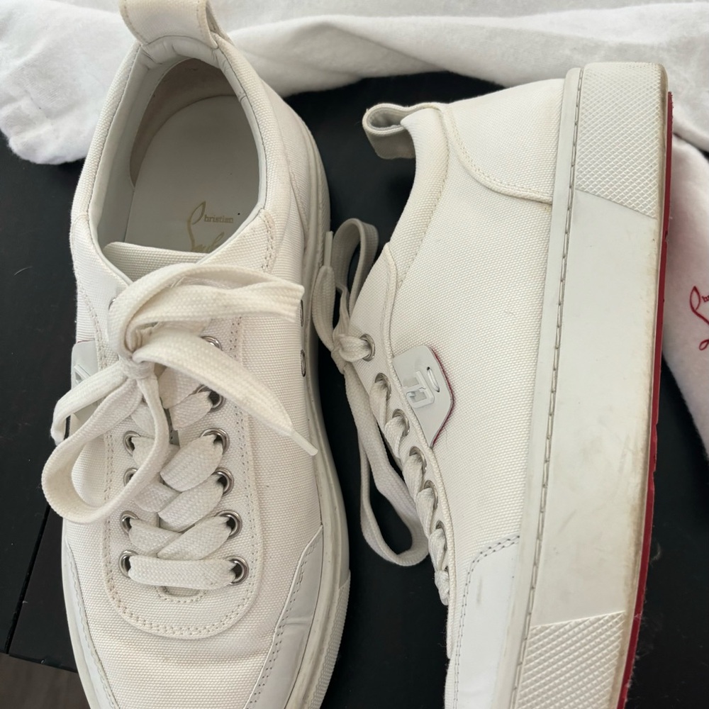 Authentic Christian Louboutin’s tennis shoes, worn one or two times. - Picture 4 of 5